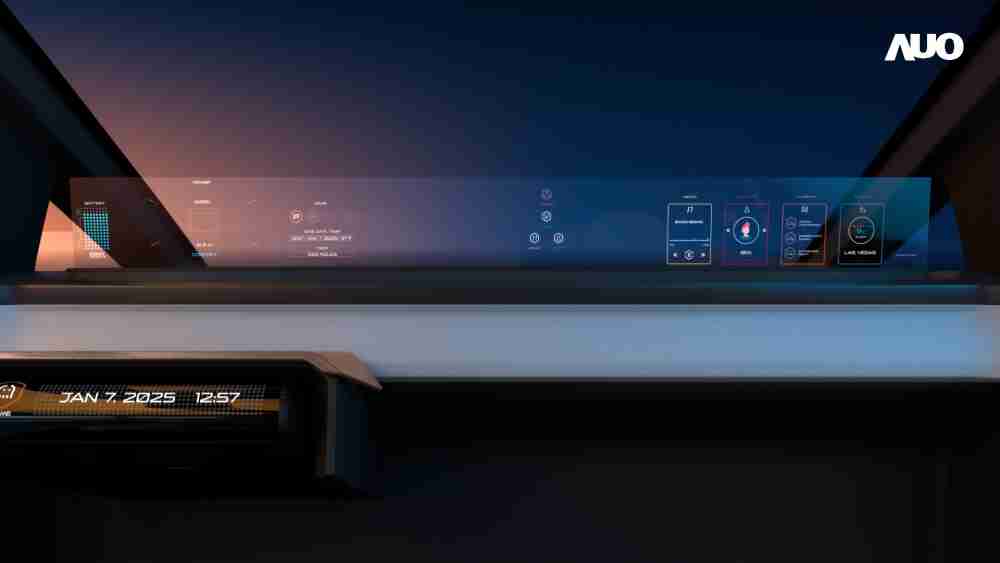 红龙扑克无界透明显示接口(Horizon Image Glass)透过车运算方案整合仪表板、、中控台及副驾显示器，，一体式全景呈现，，，提供乘用者清晰的前方视野、、行车必要信息与娱乐功能